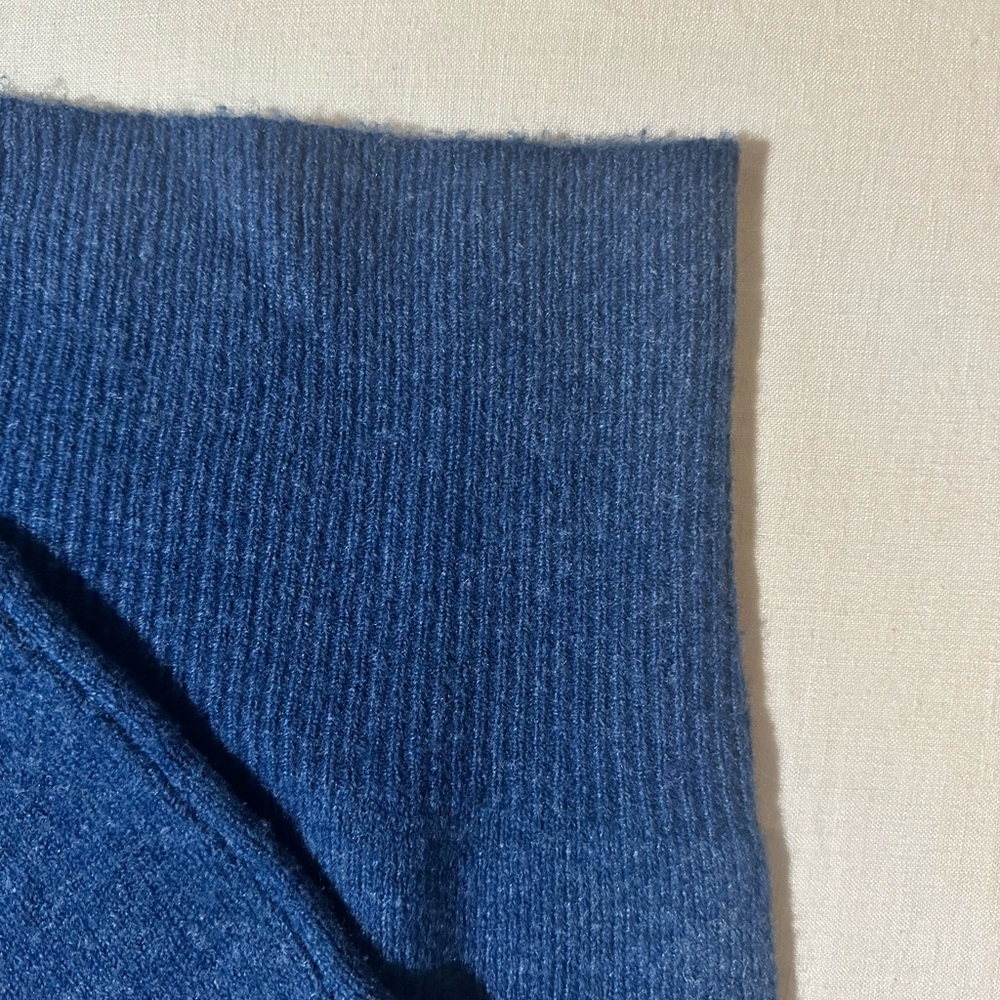 J. Crew Royal Blue Sweater with Gold Button Accents - Picture 6 of 10